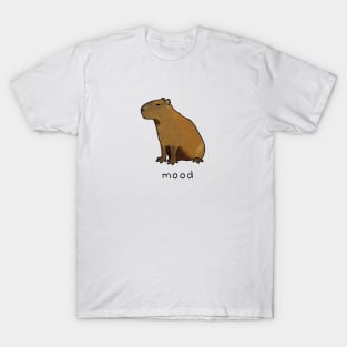 The Mood Capybara T-Shirt